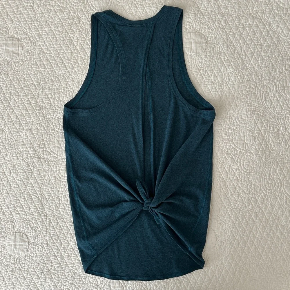 Lululemon All Tied Up Sleeveless Tank Top Alberta Lake Teal